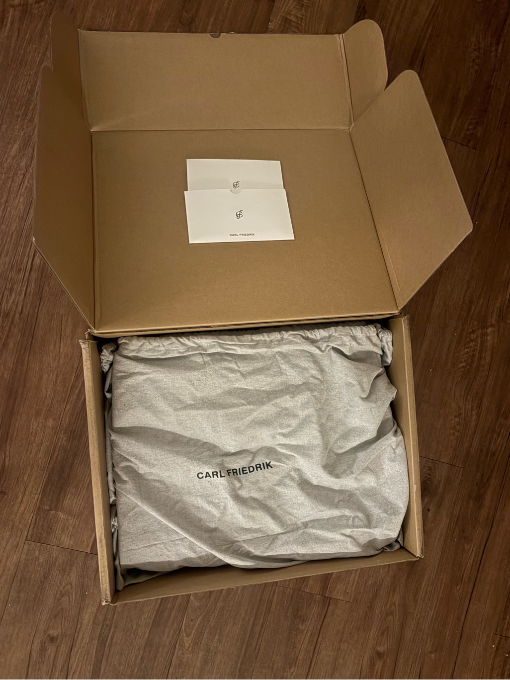 Authentic Carl Friedrik Overnight New With Tags! Open Box- Cognac — image 4 of 8